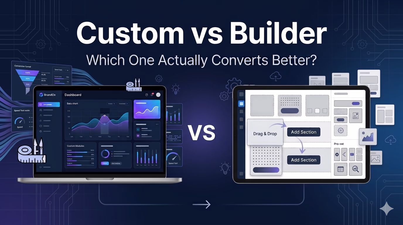 Custom Website vs Website Builder: Which One Actually Converts Better?